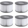 GDRHVFD 4Pcs Filtres De Rechange Pour Mspa Whirlpool Filter - Cartouches Filtrantes Pour Sous-Bateaux Et Spa Chauds - Pour Piscines Gonflables - Modèle À Partir De 2020 -Pompe et filtre de piscine Soldes 58696753 1