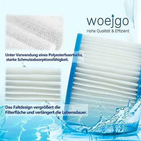 GDRHVFD 12Pcs Cartouches Filtrantes Pour Piscine De Type Vi Pour Bestway Taille 6-58323 5 GDRHVFD 12Pcs Cartouches Filtrantes Pour Piscine De Type Vi Pour Bestway Taille 6-58323 – Image 3