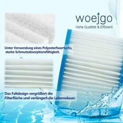 GDRHVFD 8Pcs Cartouches Filtrantes Pour Piscine De Type Vi Pour Bestway Taille 6-58323 -Pompe et filtre de piscine Soldes 58696841 3