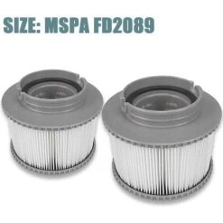 GDRHVFD Filtre Mspa,Cartouches De Filtre De Piscine (2Pcs),Filtre Cartouches De Rechange De Filtre Mspa Pour Baignoire,Spa,Piscine -Pompe et filtre de piscine Soldes 58696850 2