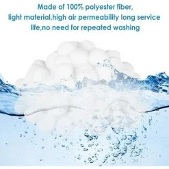 FVBJD Balles Filtrantes,Filtres De Piscine,Balles Filtrantes Piscine,Filtre Balls Balles De Filtration,Balles Filtrantes Réutilisables,Boule Filtrante,Outils De Nettoyage De Piscine Réutilisables(700g) 8 FVBJD Balles Filtrantes,Filtres De Piscine,Balles Filtrantes Piscine,Filtre Balls Balles De Filtration,Balles Filtrantes Réutilisables,Boule Filtrante,Outils De Nettoyage De Piscine Réutilisables(700g) -Pompe et filtre de piscine Soldes 58754769 2