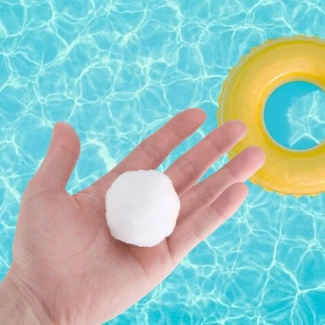 FVBJD Boules De Filtre De Piscine,Balles Filtrantes Piscine,Balle Filtrante Piscine,Piscine Filtres à Sable Filtrage,Balles Filtrantes Réutilisables,Filtre Pour Piscine. 5 FVBJD Boules De Filtre De Piscine,Balles Filtrantes Piscine,Balle Filtrante Piscine,Piscine Filtres à Sable Filtrage,Balles Filtrantes Réutilisables,Filtre Pour Piscine. – Image 3