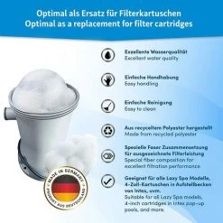 FVBJD Boule Filtrante Piscine - Le Matériau Le Plus Léger Pour La Meilleure Performance - Remplace 25 Kg De Sable Filtrant Sable De Quartz - Accessoires De Piscine - Balle Filtrante Piscine -Pompe et filtre de piscine Soldes 58754805 2