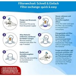 FVBJD Boule Filtrante Piscine - Le Matériau Le Plus Léger Pour La Meilleure Performance - Remplace 25 Kg De Sable Filtrant Sable De Quartz - Accessoires De Piscine - Balle Filtrante Piscine -Pompe et filtre de piscine Soldes 58754807 3