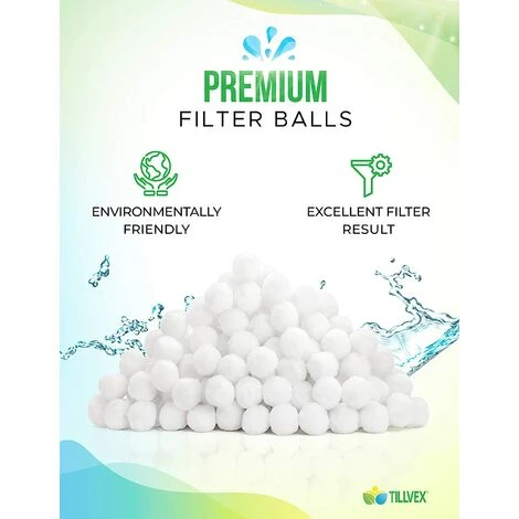 FVBJD ® Balles Filtrantes Pour Piscine 700 G | Filtre Pour Système De Filtre à Sable | Remplace 25 Kg De Sable Filtrant | Boules Filtrantes Extra Durables Pour Une Eau Claire 5 FVBJD ® Balles Filtrantes Pour Piscine 700 G | Filtre Pour Système De Filtre à Sable | Remplace 25 Kg De Sable Filtrant | Boules Filtrantes Extra Durables Pour Une Eau Claire – Image 3