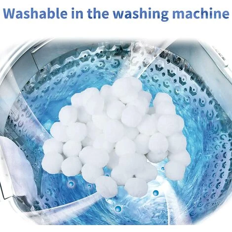 FVBJD Filtre Balls, Boules De Filtre, Balles Filtrantes Réutilisables, Convient à Divers Systèmes De Filtration Boules De Filtre De Piscine(300g) 7 FVBJD Filtre Balls, Boules De Filtre, Balles Filtrantes Réutilisables, Convient à Divers Systèmes De Filtration Boules De Filtre De Piscine(300g) – Image 5