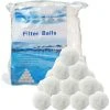 FVBJD Balles Filtrantes, Balle Filtrante Piscine, Boules De Filtre De Piscine (1300) -Pompe et filtre de piscine Soldes 58754825 1