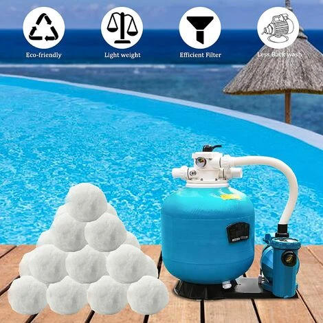 FVBJD Balles Filtrantes, Balle Filtrante Piscine, Boules De Filtre De Piscine (1300) 6 FVBJD Balles Filtrantes, Balle Filtrante Piscine, Boules De Filtre De Piscine (1300) – Image 4