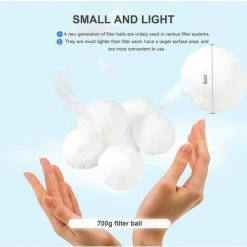 FVBJD Boules De Filtre De Piscine 700g Balles Filtrantes Alternative Pour 25 Kg De Sable, Filtrant Balles Média Filtre à Fibres Pour Piscine Filtres à Sable Filtrage De L'eau. 8 FVBJD Boules De Filtre De Piscine 700g Balles Filtrantes Alternative Pour 25 Kg De Sable, Filtrant Balles Média Filtre à Fibres Pour Piscine Filtres à Sable Filtrage De L'eau. -Pompe et filtre de piscine Soldes 58754829 2