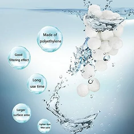 FVBJD Boules De Filtre De Piscine 700g Balles Filtrantes Alternative Pour 25 Kg De Sable, Filtrant Balles Média Filtre à Fibres Pour Piscine Filtres à Sable Filtrage De L'eau. 6 FVBJD Boules De Filtre De Piscine 700g Balles Filtrantes Alternative Pour 25 Kg De Sable, Filtrant Balles Média Filtre à Fibres Pour Piscine Filtres à Sable Filtrage De L'eau. – Image 4