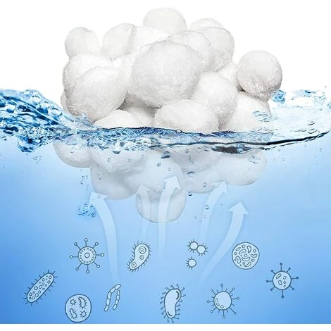 FVBJD Boules De Filtre De Piscine 700g Balles Filtrantes Alternative Pour 25 Kg De Sable, Filtrant Balles Média Filtre à Fibres Pour Piscine Filtres à Sable Filtrage De L'eau. 7 FVBJD Boules De Filtre De Piscine 700g Balles Filtrantes Alternative Pour 25 Kg De Sable, Filtrant Balles Média Filtre à Fibres Pour Piscine Filtres à Sable Filtrage De L'eau. – Image 5