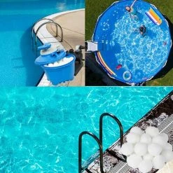 FVBJD Balle Filtrante Piscine,Balles Filtrantes,Boules De Filtre De Piscine, 700g Remplacent 25kg De Sable Filtrant,Convient Aux Grandes Piscines, Aquariums, Filtres De Piscine, Produits De Piscine (700G) 9 FVBJD Balle Filtrante Piscine,Balles Filtrantes,Boules De Filtre De Piscine, 700g Remplacent 25kg De Sable Filtrant,Convient Aux Grandes Piscines, Aquariums, Filtres De Piscine, Produits De Piscine (700G) -Pompe et filtre de piscine Soldes 58754830 3