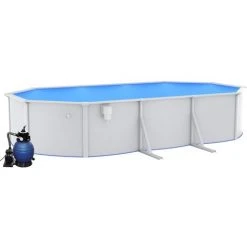 VidaXL Piscine Avec Pompe Filtrante à Sable 610x360x120 Cm -Pompe et filtre de piscine Soldes 58970304 2