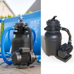 VICCO Système De Filtration à Sable Avec Minuterie 7m³/h VitaliSpa -Pompe et filtre de piscine Soldes 59175091 2
