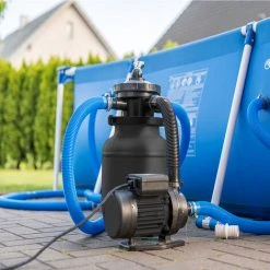 VICCO Système De Filtration à Sable Avec Minuterie 7m³/h VitaliSpa -Pompe et filtre de piscine Soldes 59175091 4