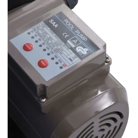 GROSMONDE Pompe Filtrante à Sable 530 W 10980 L/h Avec Minuterie 5 GROSMONDE Pompe Filtrante à Sable 530 W 10980 L/h Avec Minuterie – Image 3