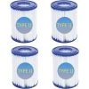 AOUGO Lot De 4 Cartouches De Filtre De Piscine De Type II – Compatible Avec Les Filtres Bestway 58094 – Accessoires De Filtre De Piscine Gonflable De Rechange Pour Spa -Pompe et filtre de piscine Soldes 59300432 1
