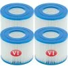 EINEMGELD Filtre VI Cartouche Pour Bestway Lay-Z-Spa, Cartouches Filtrantes Rechange Pour Miami Vegas Monaco BW58323, Pour Bestway 58239 (4 Pièces) -Pompe et filtre de piscine Soldes 59434053 1