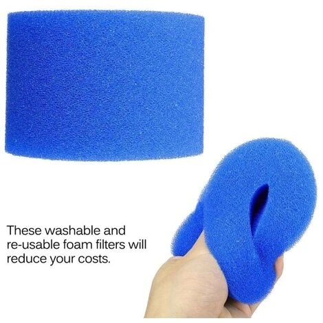 CATHERINE 1 Pièce Filtre Spa Éponge Filtrante Pour Intex S1 Gonflable Filtre Spa Réutilisable Lavable Filtre Mousse 5 CATHERINE 1 Pièce Filtre Spa Éponge Filtrante Pour Intex S1 Gonflable Filtre Spa Réutilisable Lavable Filtre Mousse – Image 3