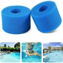 CATHERINE Éponge De Filtre De Piscine Lavable Réutilisable Poteau D'éponge De Nettoyage Bleu 8 CATHERINE Éponge De Filtre De Piscine Lavable Réutilisable Poteau D'éponge De Nettoyage Bleu -Pompe et filtre de piscine Soldes 59463353 2