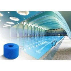 ZHUOXUAN Éponge Filtrante Type A, Lot De 4 Filtres De Piscine, Filtre Éponge Cartouche, Mousse Pour Filtre Piscine, Réutilisables Et Lavables, Pour Spa, Piscine -Pompe et filtre de piscine Soldes 59617642 5