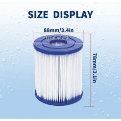 BENOBBY KIDS Lot De 4 Filtres Pour Type I Remplace Les Cartouches Filtrantes, Filtre Pompe Piscine , Accessoire Pour Le Nettoyage De La Piscine Pour -Pompe et filtre de piscine Soldes 59761951 2