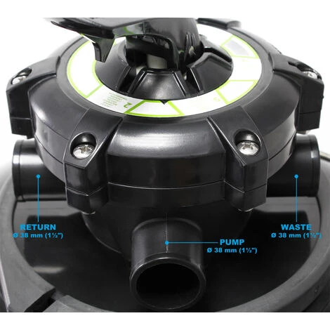WILTEC Filtre à Sable Et Particules Cuve Filtrante Pool Piscine Hors-sol Filtration 6 WILTEC Filtre à Sable Et Particules Cuve Filtrante Pool Piscine Hors-sol Filtration – Image 4
