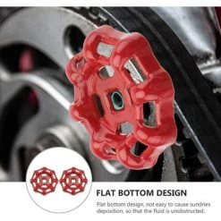 GALOZZOIT Volant De Vanne En Fer 2 Pièces Rouge 7x7mm Poignées De Partie Supérieure Pour Vanne D'arrêt Vanne à Siège D'angle Vanne à Siège Droit Vanne à Siège Tuyau D'eau 10 GALOZZOIT Volant De Vanne En Fer 2 Pièces Rouge 7x7mm Poignées De Partie Supérieure Pour Vanne D'arrêt Vanne à Siège D'angle Vanne à Siège Droit Vanne à Siège Tuyau D'eau -Pompe et filtre de piscine Soldes 59853230 4