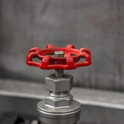 GALOZZOIT Volant De Vanne Poignée De Vanne En Fer Rouge Vanne à Boisseau Sphérique Vanne D'arrêt Robinet De Conduite D'eau Vanne Partie Supérieure Poignée 6x6mm 3 Pièces -Pompe et filtre de piscine Soldes 59853331 4