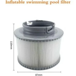 DENUOTOP Cartouches De Filtres Lot De 2 Cartouches Filtrantes Pour Piscine, Accessoires De Filtre De Nettoyage De Piscine Gonflable De Rechange Pour Spa, Cartouche De Filtre Antimicrobienne Pour Spa Facile à Installer 8 DENUOTOP Cartouches De Filtres Lot De 2 Cartouches Filtrantes Pour Piscine, Accessoires De Filtre De Nettoyage De Piscine Gonflable De Rechange Pour Spa, Cartouche De Filtre Antimicrobienne Pour Spa Facile à Installer -Pompe et filtre de piscine Soldes 60007810 2