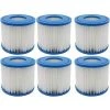 MINKUROW Lot De 6 Filtres De Jacuzzi Pour Piscine - Type D - Cartouche De Filtre De Rechange Pour Summer Waves -Pompe et filtre de piscine Soldes 60015924 1