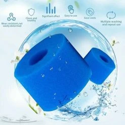STARLIGHT Éponge Filtre S1 Pour Spa,Cartouche Filtre Piscine Pour Intex,Type S1 Pour Intex 29001 E Pure Spa,Réutilisables Et Lavables, Filtre En Mousse Pour Spa, Piscine (8 Pcs),STAR.L -Pompe et filtre de piscine Soldes 60066319 3