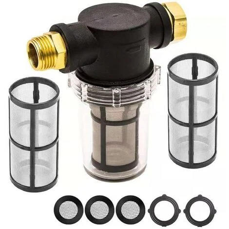 OUSUDELA 3/4 Inch Garden Hose Filter For Pressure Washer Inlet Water, Sediment Filter For Outdoors Gardening Water Inlet Filter 3 OUSUDELA 3/4 Inch Garden Hose Filter For Pressure Washer Inlet Water, Sediment Filter For Outdoors Gardening Water Inlet Filter