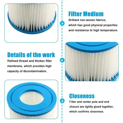 OUSUDELA Summer Pool Papie Cartouches Filtrantes Papier Type (2 Pièces) 5 OUSUDELA Summer Pool Papie Cartouches Filtrantes Papier Type (2 Pièces) – Image 3