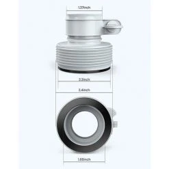 Kit D'accessoires Pompe Filtre Piscine Kit De Pièces De Filtre De Piscine Ensemble De Pièces De Rechange Et D'accessoires De Piscine Adaptateur De Tuyau Yoouyida -Pompe et filtre de piscine Soldes 60286047 5