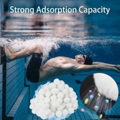 NAXUNNN Balles Filtrantes, 700g Boules De Filtre De Piscine, Filtre Pour Piscine -Pompe et filtre de piscine Soldes 60502569 4