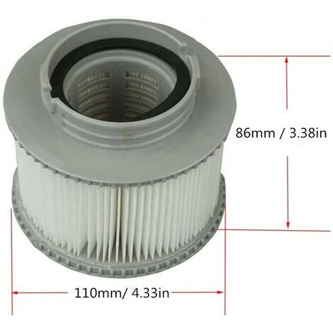 FR-LIFE BR-Vie Pack De 2 Filtres De Rechange Pour MSPA FD2089, Pompe à Cartouche Filtrante Pour MSPA Tous Les Spas Actuels 7 FR-LIFE BR-Vie Pack De 2 Filtres De Rechange Pour MSPA FD2089, Pompe à Cartouche Filtrante Pour MSPA Tous Les Spas Actuels – Image 5