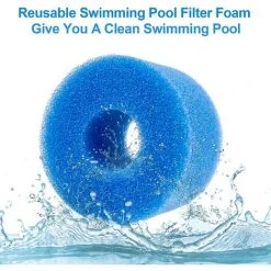 ZOLGINAH Éponge Filtrante Type S1 Filtres De Piscine En Mousse, 6 Pièces Cartouche Filtrante RéUtilisable Et Lavable Pour Intex Type S1 Pour Piscine, Aquarium, Jacuzzi Spa -Pompe et filtre de piscine Soldes 60651894 3