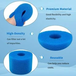 JOORRT Éponge Filtrante Type S1, Cartouche Filtrante RéUtilisable -Pompe et filtre de piscine Soldes 60667895 3