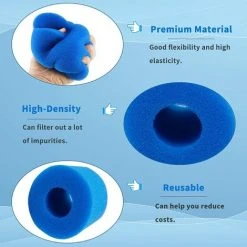 JOORRT Éponge Filtrante Type A, Filtre Éponge Cartouche Réutilisables Et Lavables -Pompe et filtre de piscine Soldes 60668107 3