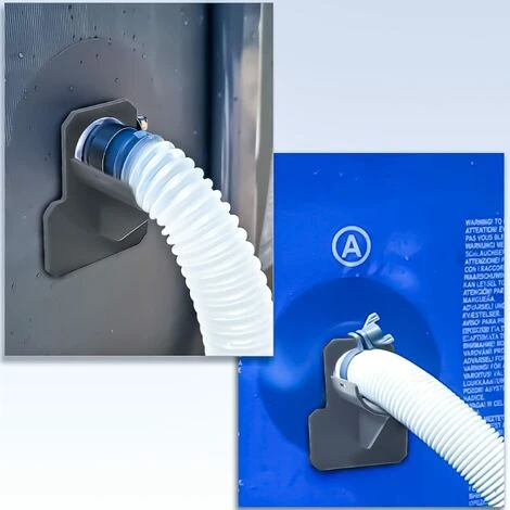 FONTAINEBLEAU Lot De 2 Support De Tuyau De Piscine, Adaptateur Pour Piscine, Gris Accessoires Piscine, Pour Tuyaux Piscine De Dans Les 38 Mm,Fonepro 6 FONTAINEBLEAU Lot De 2 Support De Tuyau De Piscine, Adaptateur Pour Piscine, Gris Accessoires Piscine, Pour Tuyaux Piscine De Dans Les 38 Mm,Fonepro – Image 4