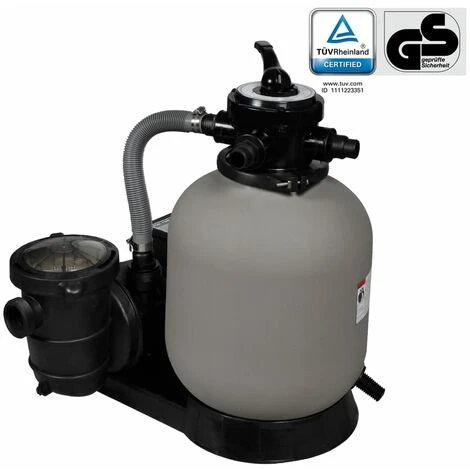 SUPERMARKET Pompe à Filtre à Sable 600 W 17000 L/h 3 SUPERMARKET Pompe à Filtre à Sable 600 W 17000 L/h