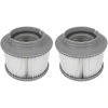 Lot De 2 Cartouches Filtrantes Pour Piscine, Accessoires De Filtre De Nettoyage De Piscine Gonflable De Rechange Pour Spa, Cartouche De Filtre Antimicrobienne Pour Spa Facile à Installer GrooFoo -Pompe et filtre de piscine Soldes 61367061 1