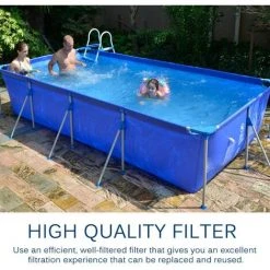 BENOBBY KIDS Pompe De Filtrages Pour Les Piscines Hors-sol, Piscine Circulation Filtre Pompe Pompe à Eau Cartouche Piscine Filtres Pompe électrique Piscine Filtre Pompe -Pompe et filtre de piscine Soldes 62891921 5