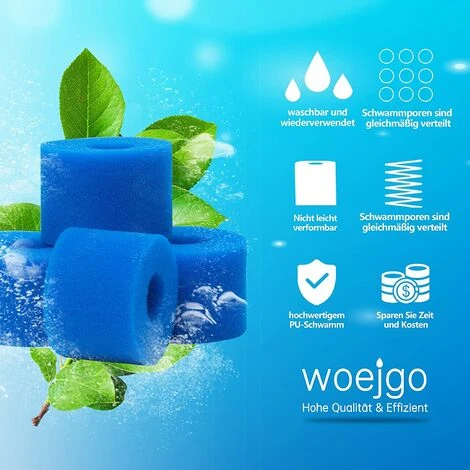 BENOBBY KIDS Lot De 4 Cartouches Filtrantes éponge Type S1 Pour Piscin 5 BENOBBY KIDS Lot De 4 Cartouches Filtrantes éponge Type S1 Pour Piscin – Image 3