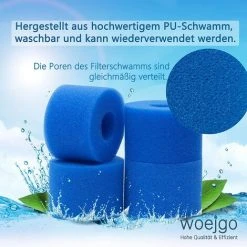 BENOBBY KIDS Lot De 4 Cartouches Filtrantes éponge Type S1 Pour Piscin 9 BENOBBY KIDS Lot De 4 Cartouches Filtrantes éponge Type S1 Pour Piscin -Pompe et filtre de piscine Soldes 63055070 4