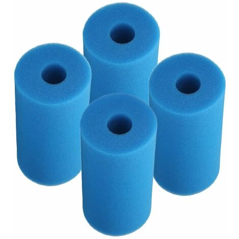 LIFCAUSAL Filtre En Mousse De Piscine éponge Filtre à Cartouche Lavable Réutilisable Pour Remplacement D'aquarium De Piscine Pour Filtre De Type A Bleu 21 * 10 * 9 Cm 4PCS / Pack 3 LIFCAUSAL Filtre En Mousse De Piscine éponge Filtre à Cartouche Lavable Réutilisable Pour Remplacement D'aquarium De Piscine Pour Filtre De Type A Bleu 21 * 10 * 9 Cm 4PCS / Pack