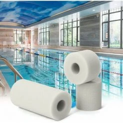 LIFCAUSAL Cartouche D'éponge En Mousse De Filtre De Piscine Réutilisable Lavable Pour Intex Type A (blanc 102*93*30mm) -Pompe et filtre de piscine Soldes 63587634 5