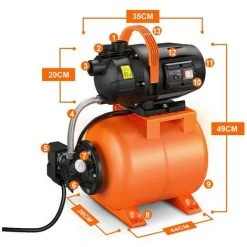 Pompe De Surpression Automatique TOPSHAK TS-WP3 800W 3600L/h 9 Pompe De Surpression Automatique TOPSHAK TS-WP3 800W 3600L/h -Pompe et filtre de piscine Soldes 63645846 3