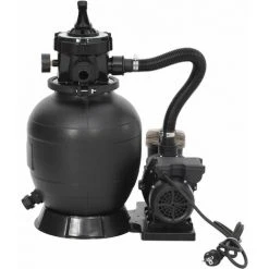 SUPERMARKET Filtre à Sable De Piscine Avec Vanne 6 Voies Noir SUHB-93396 9 SUPERMARKET Filtre à Sable De Piscine Avec Vanne 6 Voies Noir SUHB-93396 -Pompe et filtre de piscine Soldes 63658051 3